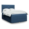 Image de Boxspring met matras stof blauw 140x200 cm3294392