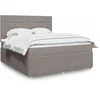 Image de Boxspring met matras stof taupe 180x200 cm3294439