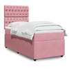 Image de Boxspring met matras fluweel roze 80x200 cm3294501