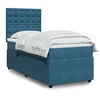 Image de Boxspring met matras fluweel blauw 80x200 cm3294506