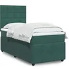 Image de Boxspring met matras fluweel donkergroen 90x190 cm3294517