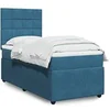 Image de Boxspring met matras fluweel blauw 90x190 cm3294518