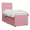 Image de Boxspring met matras fluweel roze 90x200 cm3294537