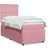 Image de Boxspring met matras fluweel roze 100x200 cm3294561