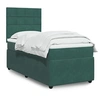 Image de Boxspring met matras fluweel donkergroen 100x200 cm3294565