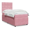 Image de Boxspring met matras fluweel roze 100x200 cm3294567