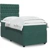 Image de Boxspring met matras fluweel donkergroen 100x200 cm3294571