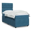Image de Boxspring met matras fluweel blauw 100x200 cm3294572