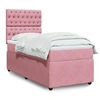 Image de Boxspring met matras fluweel roze 100x200 cm3294573