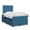 Image de Boxspring met matras fluweel blauw 120x200 cm3294614