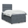 Image de Boxspring met matras fluweel donkergrijs 120x200 cm3294617