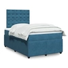 Image de Boxspring met matras fluweel blauw 120x200 cm3294626