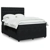 Image de Boxspring met matras fluweel zwart 140x200 cm3294666