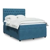 Image de Boxspring met matras fluweel blauw 140x200 cm3294668