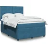 Image de Boxspring met matras fluweel blauw 160x200 cm3294680