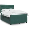 Image de Sommier ï¿½ lattes de lit et matelas Vert foncï¿½ 160x200cm Velours, lit, lit ï¿½ plate-forme, lit ï¿½ panneaux, meuble de 3294697