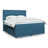 Image de Boxspring met matras fluweel blauw 180x200 cm3294722