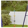 Image de Balançoire à câble à disque d'enfants et 4 marches multicolore, corde à grimper, corde à grimper avec marches, corde 4009278