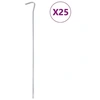 Image de Piquets de tente 25 pcs 30 cm Ø7 mm acier galvanisé