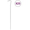 Image de Piquets de tente 25 pcs 23 cm Ø3 mm acier galvanisé