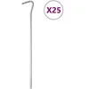 Image de Piquets de tente 25 pcs 23 cm Ø5 mm acier galvanisé