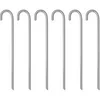 Image de Piquets de tente 6 pcs 41,5 cm Ø12 mm acier galvanisé