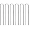 Image de Piquets de tente 6 pcs en forme de U 30 cm Ø7mm acier galvanisé