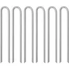 Image de Piquets de tente 6 pcs forme de U 41,5 cm Ø12mm acier galvanisé
