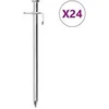 Image de Piquets de tente 24 pcs 19,5 cm 8 mm acier galvanisé