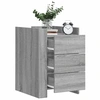 Image de Table de chevet sonoma gris 45x50x65 cm bois d ingénierie