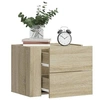 Image de Tables de chevet murales 2 pcs chêne sonoma 45x30x35 cm, armoire de rangement, armoire murale suspendue, armoire de 848330