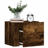 Image de Tables de chevet murales 2 pcs chêne fumé 45x30x35 cm, armoire de rangement, armoire murale suspendue, armoire de 848334