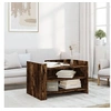Image de Table basse chêne fumé 80x50x50 cm bois d ingénierie