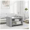 Image de Table basse sonoma gris 80x50x50 cm bois d ingénierie