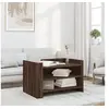 Image de Table basse chêne marron 80x50x50 cm Bois d'ingénierie, table latérale, table de salon, table d'accent, bout de 848345