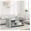 Image de Table basse sonoma gris 100x50x50 cm bois d'ingénierie, table latérale, table de salon, table d'accent, bout de 848351