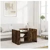 Image de Table basse chêne fumé 80x50x50 cm bois d'ingénierie848357