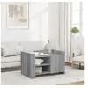 Image de Table basse sonoma gris 80x50x50 cm Bois d ingénierie