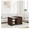 Image de Table basse chêne marron 80x50x50 cm bois d'ingénierie, table latérale, table de salon, table d'accent, bout de 848359