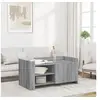 Image de Table basse sonoma gris 100x50x50 cm bois d ingénierie