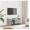 Image de Meuble TV sonoma gris 80x35x40 cm bois d ingénierie