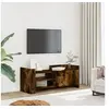 Image de Meuble TV Chêne fumé 100x35x40 cm Bois d ingénierie