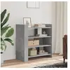 Image de Buffet gris béton 73,5x35x75 cm bois d'ingénierie, armoire, armoire latérale, armoire de rangement, armoire, placard, 848391