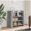 Image de Buffet sonoma gris 73,5x35x75 cm bois d ingénierie