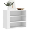 Image de Armoire murale blanc 75x35x60 cm bois d'ingénierie, armoire suspendue, placard mural, armoire de salle de bain 848416