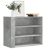 Image de Armoire murale gris béton 75x35x60 cm bois d'ingénierie, armoire suspendue, placard mural, armoire de salle de bain 848419