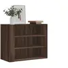 Image de Wandkast 75x35x60 cm bewerkt hout bruin eikenkleurig848422