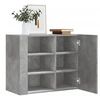 Image de Armoire murale gris béton 75x35x60 cm bois d'ingénierie, armoire suspendue, placard mural, armoire de salle de bain 848426