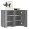 Image de Wandkast 75x35x60 cm bewerkt hout grijs sonoma eikenkleurig848428