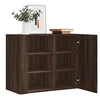 Image de Wandkast 75x35x60 cm bewerkt hout bruin eikenkleurig848429